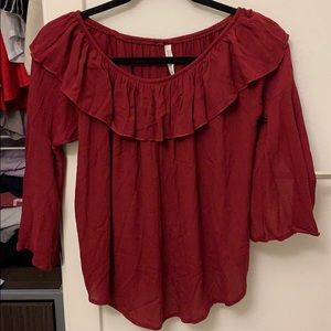off the shoulder top